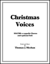 Christmas Voices SATB choral sheet music cover